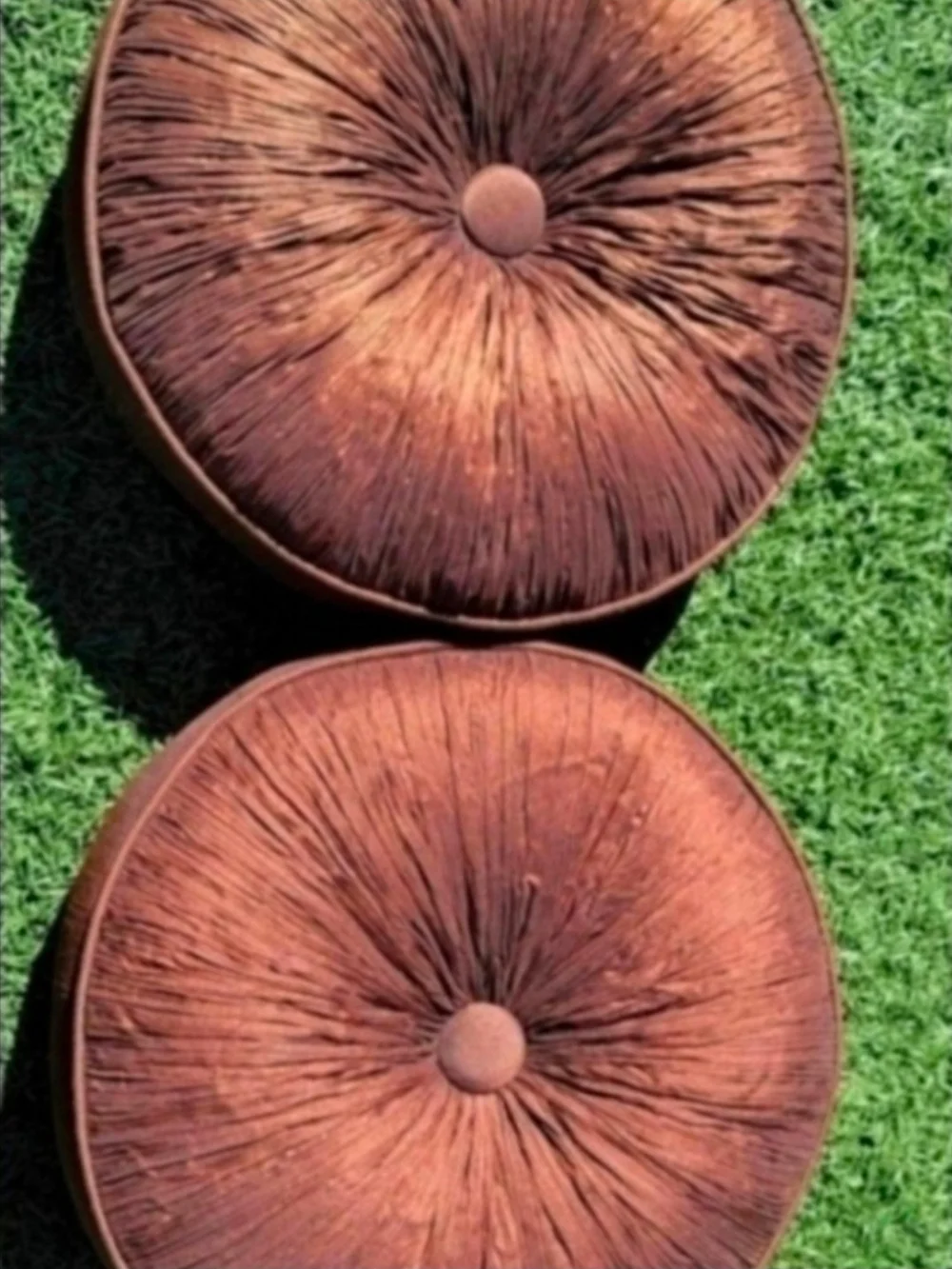 Pillows Round Brown Pillows Set